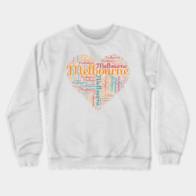 Melbourne honeymoon Crewneck Sweatshirt by SerenityByAlex